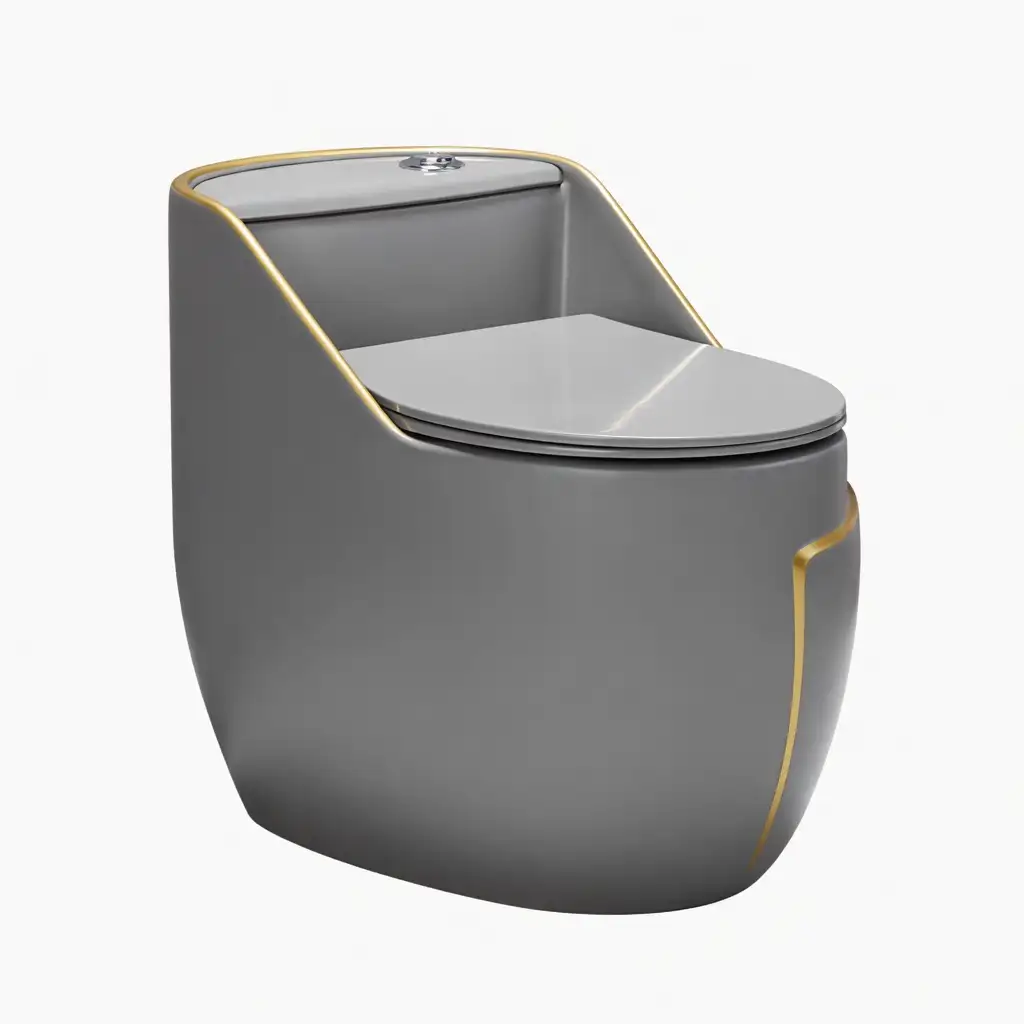 Bồn cầu trứng liền khối cao cấp - Mã: S21GG