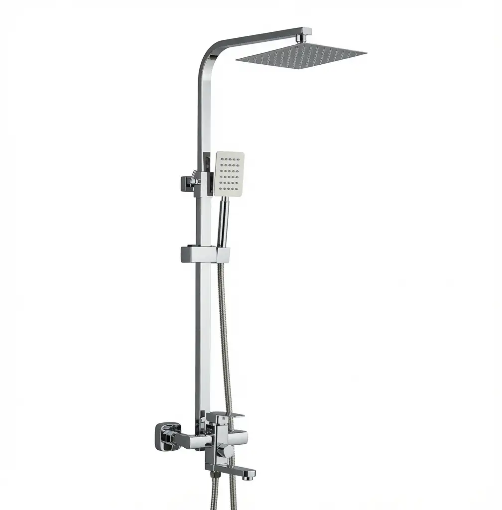 Bộ sen cây tắm đứng nóng lạnh inox 304 bóng cao cấp