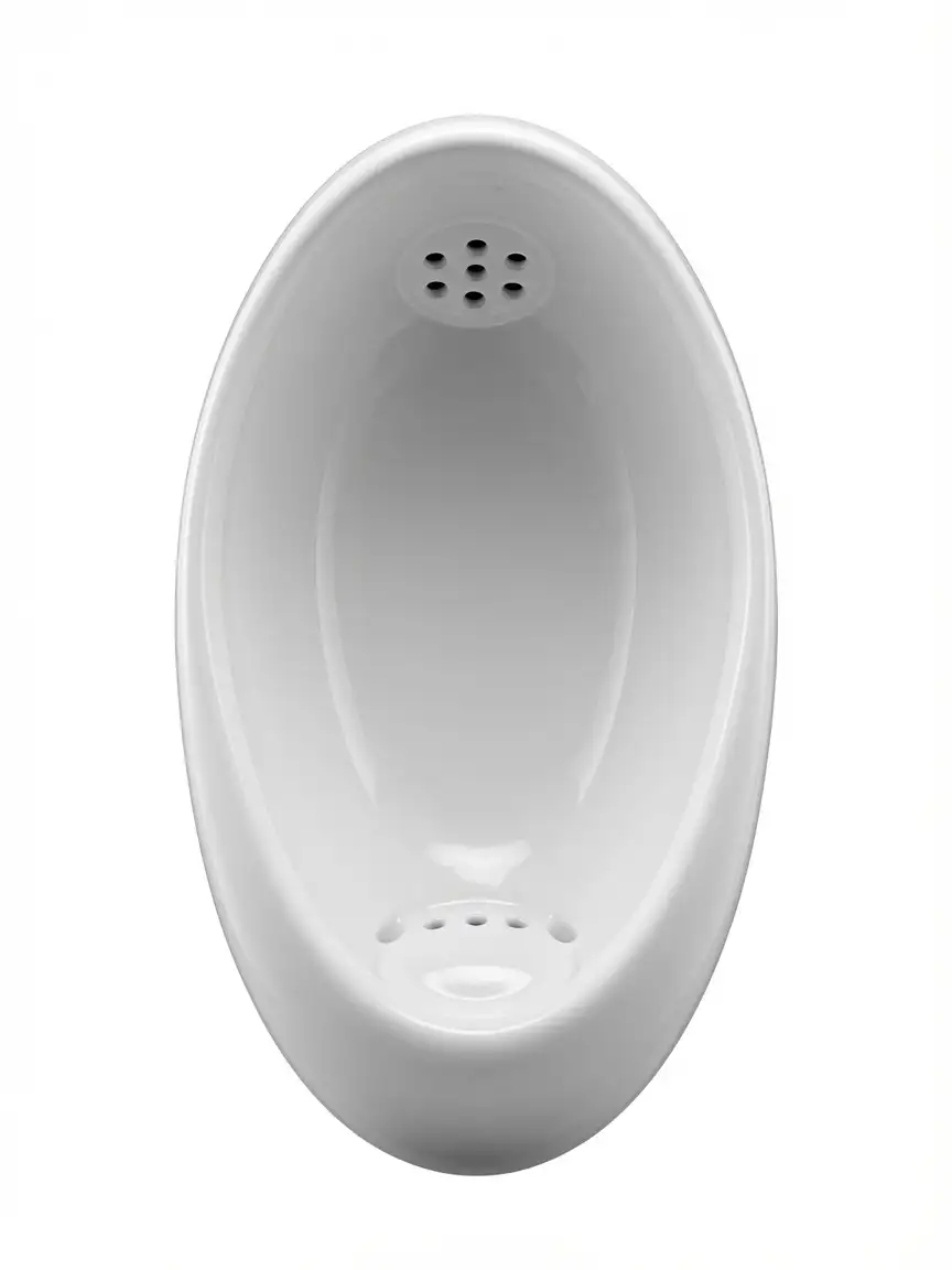 Bồn tiểu nam treo tường Luxery hình Oval cao cấp