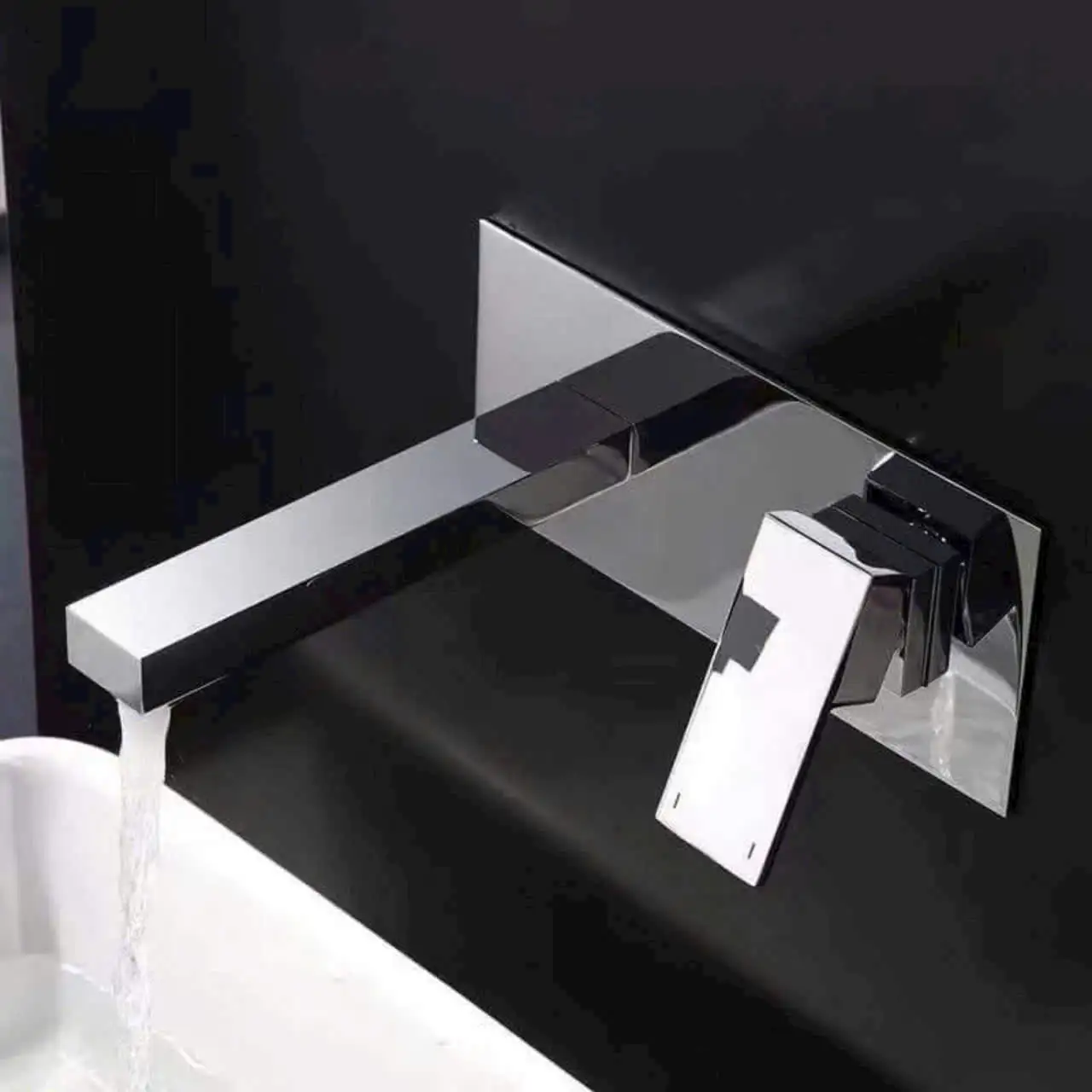 Vòi lavabo nóng lạnh âm tường cao cấp LX2668